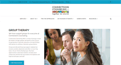 Desktop Screenshot of connectionscounseling.com