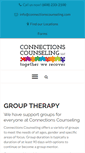 Mobile Screenshot of connectionscounseling.com